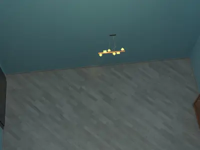 Bedroom Type 3 Interior Design without Furnitures 3D model