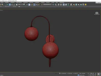 VOLUME GLASS COPPER Low-poly 3D model
