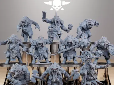 Corrupted Beasts 3D print model