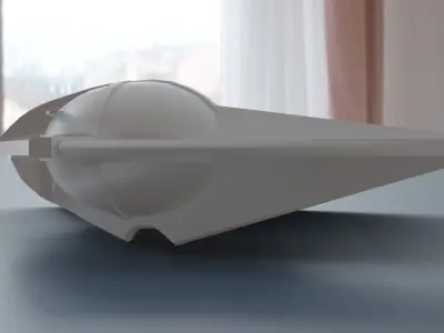 Smallville-Spaceship star wars spaceship 3D print model