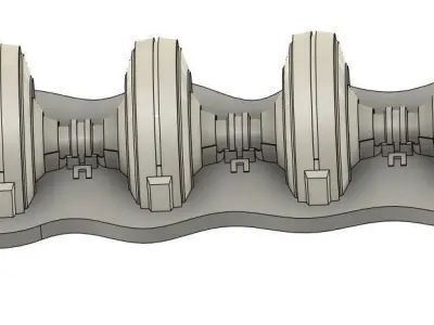 STAR WARS ESB HOTH SHEILD GENERATOR 3D print model