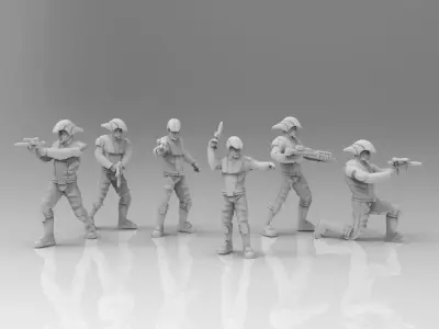 Ancient Light Troopers 3D print model