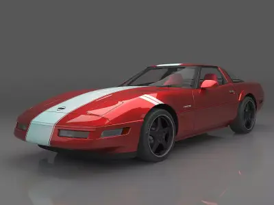 1996 Chevrolet Corvette Grand Sport  3D model