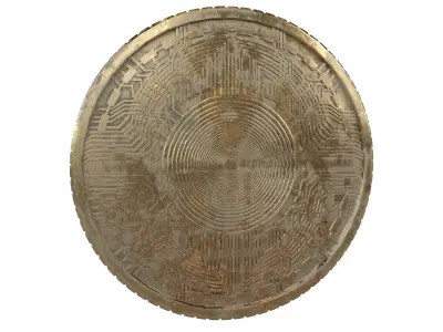 Polkadot Coin v8 006 3D model