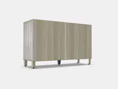 BESTA Storage combination with doors 57 Low-poly 3D model