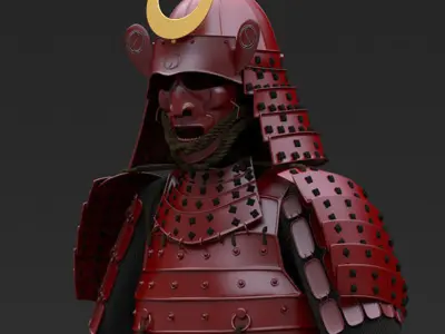 Samurai Armor 3D model buy
