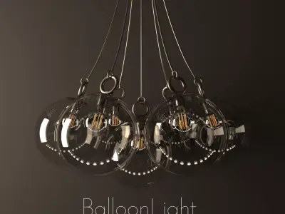 Balloon Light  -  3DS Max  VRay 3D model