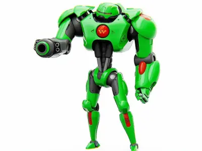 BATTLE DROID OSTRADAM   RIGGED 3D model