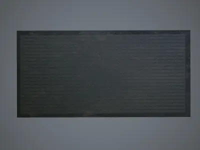 Welcome Mat Low-poly 3D model