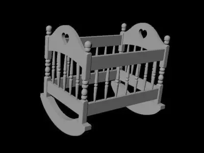  Lullaby bed 3D model