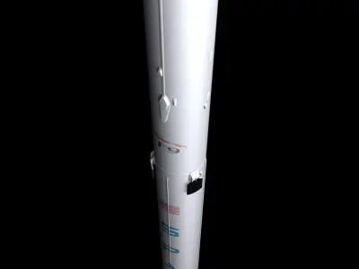 Falcon 9  rocket 3D model