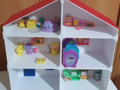 Doll House - OpenSCAD parametrizable 3D print model