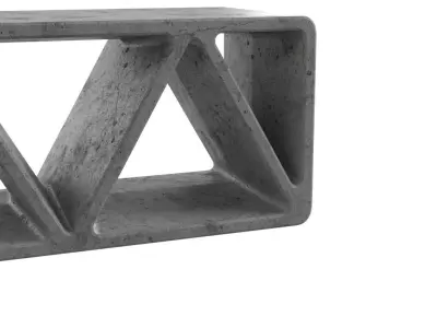 Concrete street elements 3D model