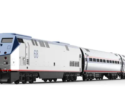  Three Detailed Transportation Vehicles 