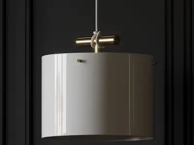Castor Fresnel Pendant Lamp by 2Modern 3D model