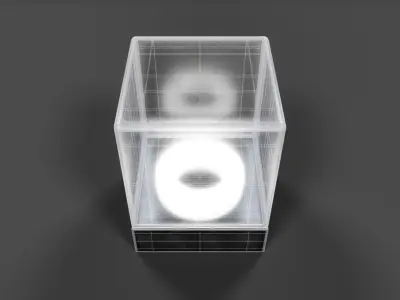 Bathroom Wall Light V01 - High Poly  3D model