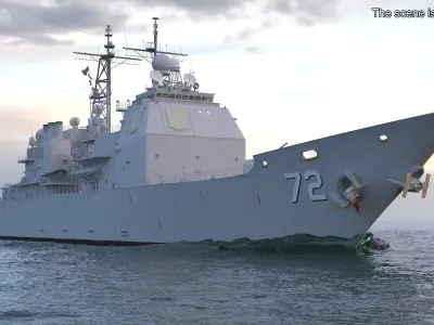  Arleigh Burke-Class Destroyer USS Vella Gulf CG-72 