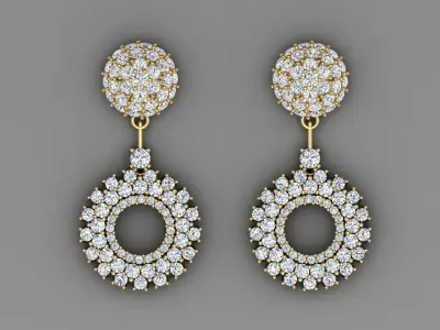 Earring 010 3D print model