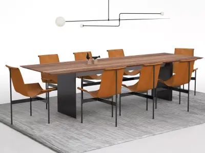 Dining Set 82 3D model