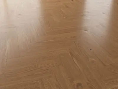 Parquet Oak Nut WWL set 4 3D model