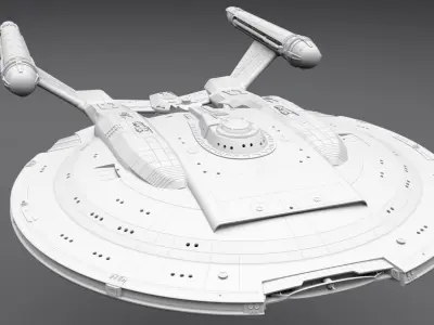 Enterprise NX01 Scale model  3D print model
