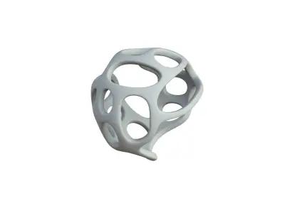 SciFi Cube Object No 21398 Low Poly Shape Texture