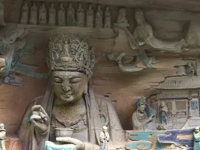 Deity Statue Sculpture25 3D model