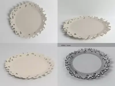 Cutaway Plate Free 3D model