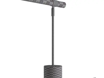woody by dylight desk lamp 3D model