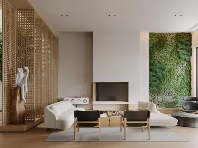 apartment interior scenes  3D model buy