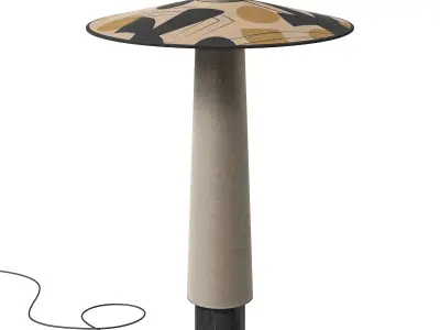 Forestier lamp post Thesee 3D model