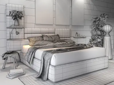 Felis Sommy bed 3D model