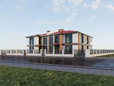 Exterior Building 3D model get