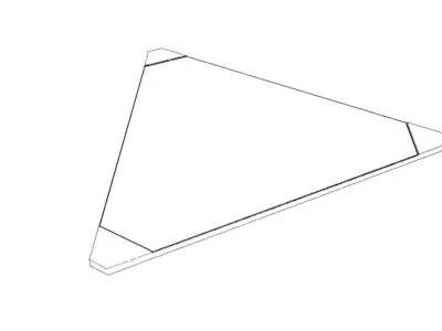 Nanoleaf Aurora Modular Smart Lighting 3D model