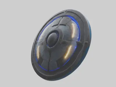 Cool Shield Model 1 Low-poly 3D model