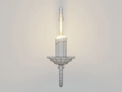 Wall Fixture 1 PBR Low-poly 3D model