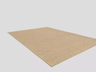 High-Precision Fabric Persian Rug 3D model 06 3D model