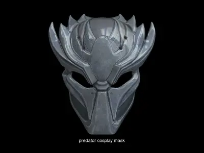 Predator cosplay masks 3D prints 3D Model Pack