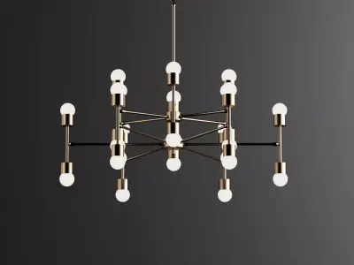 Ceiling light 3D model 27