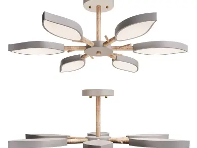 FRIM chandelier  Low-poly 3D model