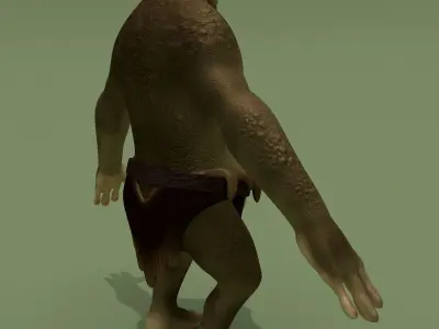 Cartoon Monster Fantasy Ogr 3D model