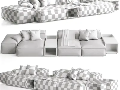 Living Divani Extra Soft Continetori 3D model