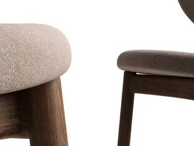Chair - Furniture Wood Free 3D model