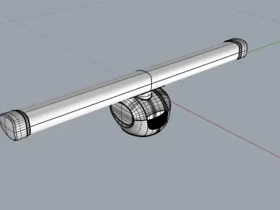 radar light stand 3D model