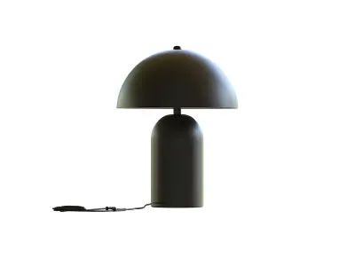 Lamps table lamp with shade Low-poly 3D model