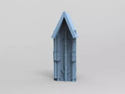 Cathedral Arch Wizards Windows  3D model