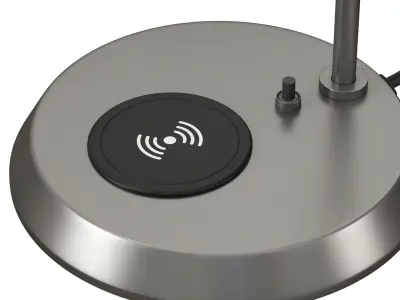 Crate and Barrel Rolph Wireless Charging Task Lamp 3D model