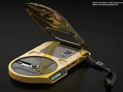 Disc Music Player 3D model