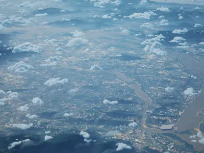 Gulou China City Landscape 3D Model 3D model