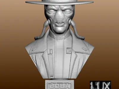 Cad Bane from The Book of Boba Fett 3D print model